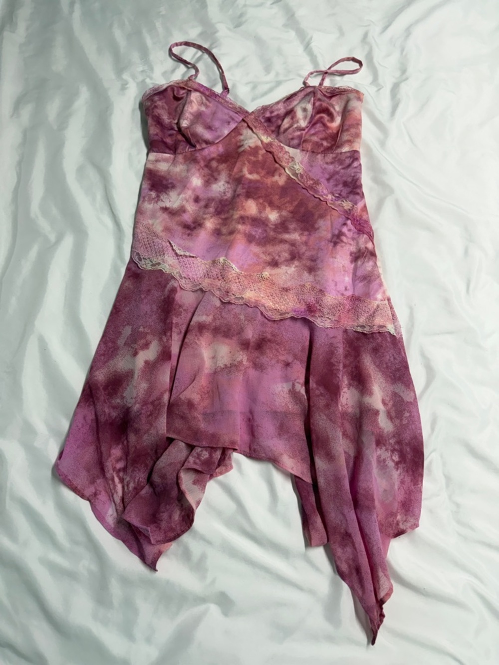 wild fable Pink and Purple Tie-Dye Midi Dress